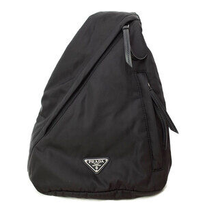 PRADA Re Nylon Leather Backpack Body Bag